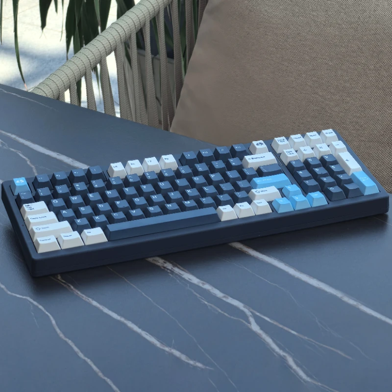 

GMK Tempes Storm Themed Keycaps Custom PBT Cherry Profile Keycap Dark Blue Point Key Cap for Gaming Crush80 Wooting Keyboard