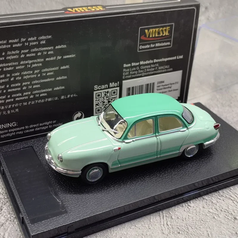 Diecast 1/43 Scale 1957 Panhard Dyna Panhard Alloy Classic Nostalgic Vintage Car Classic Car Collectible Car Toy Gift