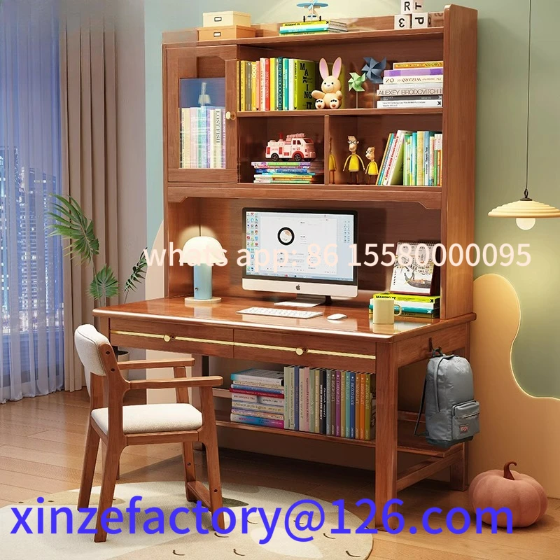 

Customized solid wood small apartment home student children study table