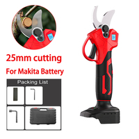 25mm Electric Pruning Shears Scissors 400W Brushless Pruner Shear Garden Fruit Tree Branches Cutter Tool For Makita 21V Battery