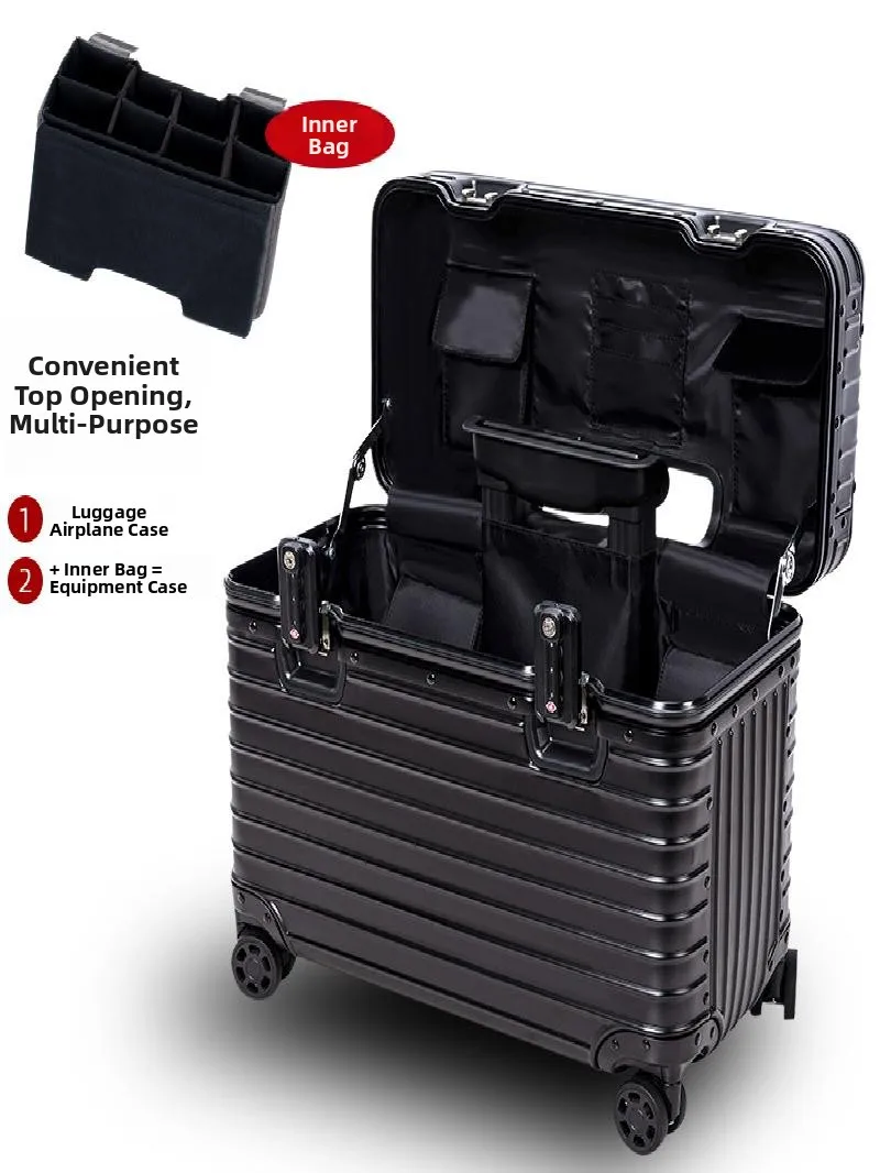 

Lightweight Lage Small Flip-Top Carry-On Suitcase Camera Travel Box with Pull Rod for Men And Women 20 Inches
