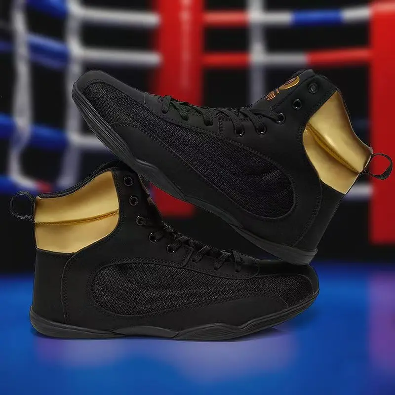 Weightlifting Shoes Multifunctional Breathable Training Shoes 2024 New Professional Gym Hot Sale Men's Wrestling Shoes