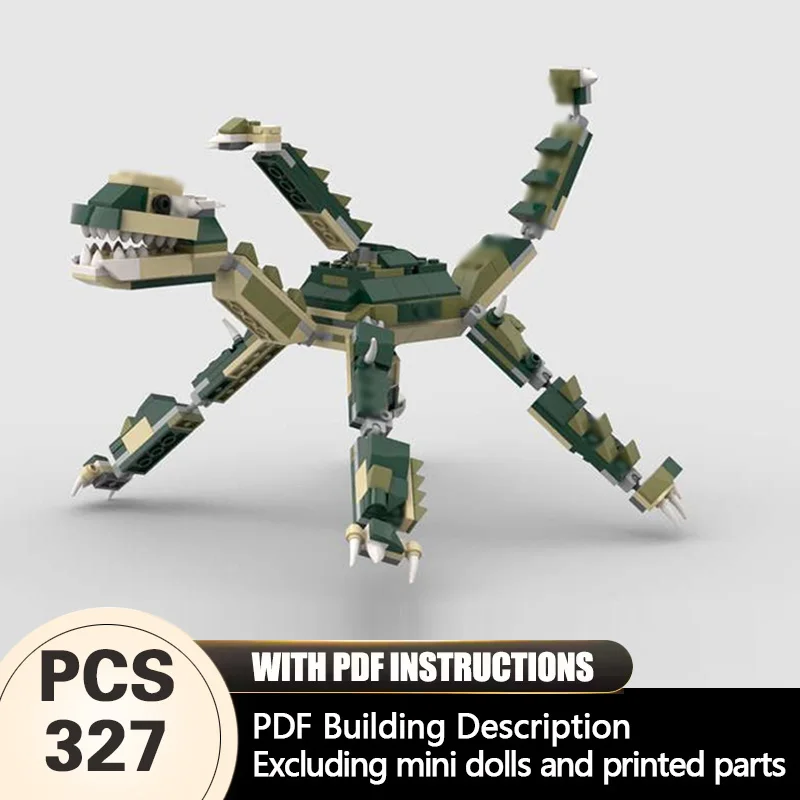 

Creators Animal Series Model MOC Building Bricks Five-Legged Animal Modular Technology Gifts Holiday Assemble Children Toys Suit