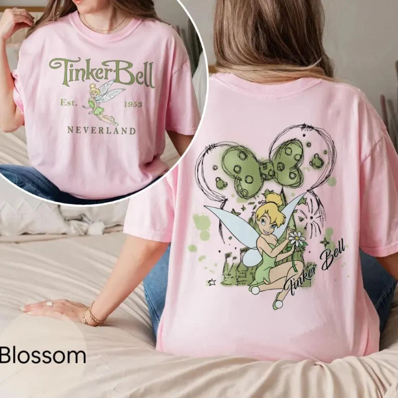 

Classic Disney Tinker Bell Comfort Color T-shirt Tinker Bell 1953 Neverland Peter Pan T-shirt Fairy Tale Magic Disney World Top