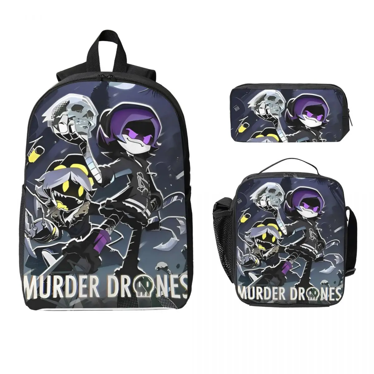 

Детский рюкзак «Убийство дронов», ланч-бокс, пеналы для мальчиков и девочек, рюкзаки для детского сада, школьный рюкзак, набор книг