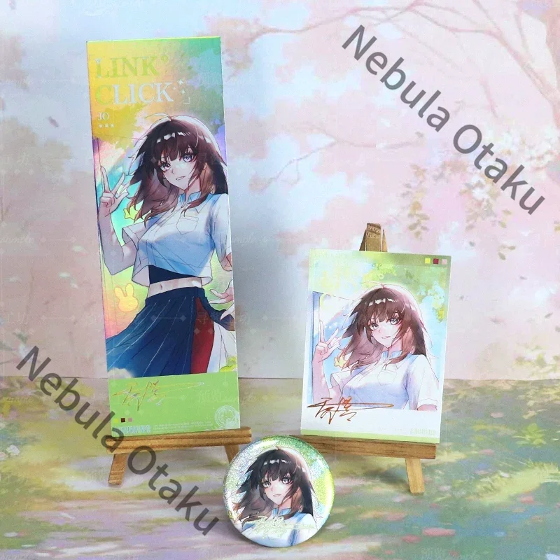 Link Click Charles Lucas Jo Badge Laser Ticket Instant Camera Cosplay Colleagues Exquisite Anime Peripheral Souvenir Gifts