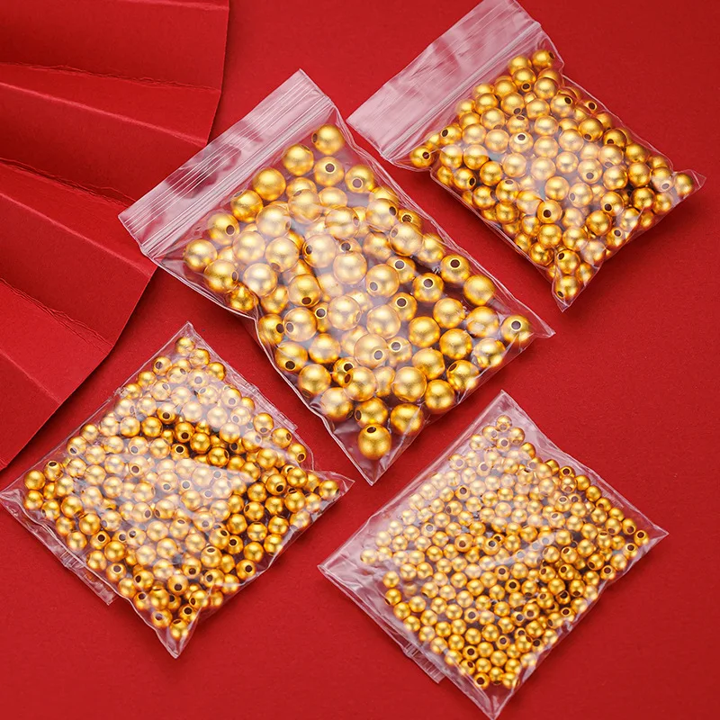Ancient Vietnam transshipment beads 9999gold