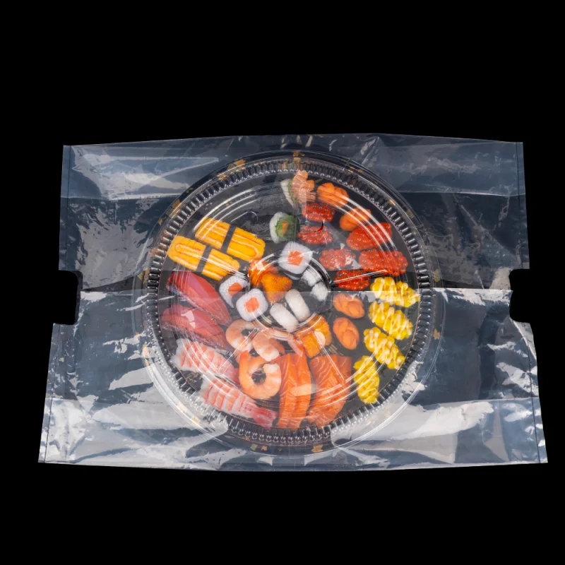 custom.Lokyo Custom Printed togo Carry Food Snack Sushi Takeaway Bag Pe Plastic Bags Sushi Tarys
