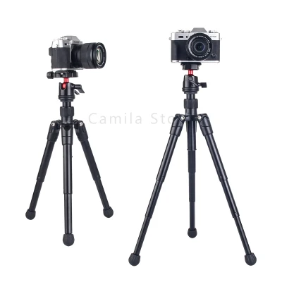 

Desktop mini tripod portable for canon phone self-timer live tripod camera photography SLR DV Tabletop ball head