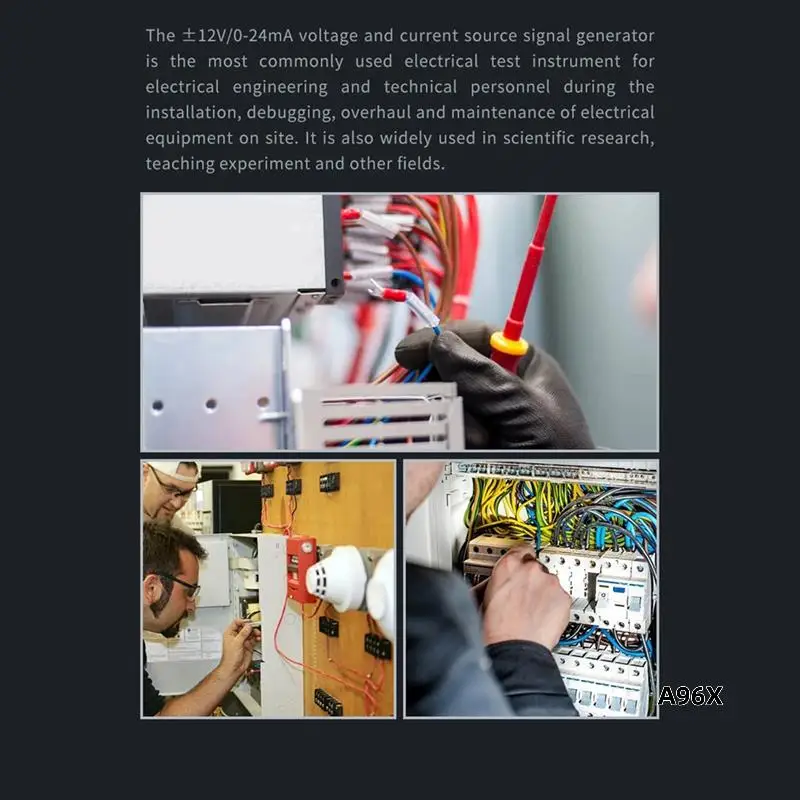 SG-002 Analog Voltage And Current Signal Generator Handheld Voltage Current Signal Generator Electronic Measuring Instruments