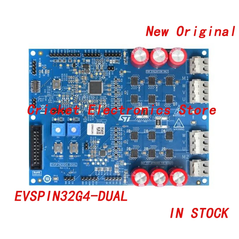 

EVSPIN32G4-DUAL STSPIN32G4 & STDRIVE101 demonstration board for driving two BLDC motors