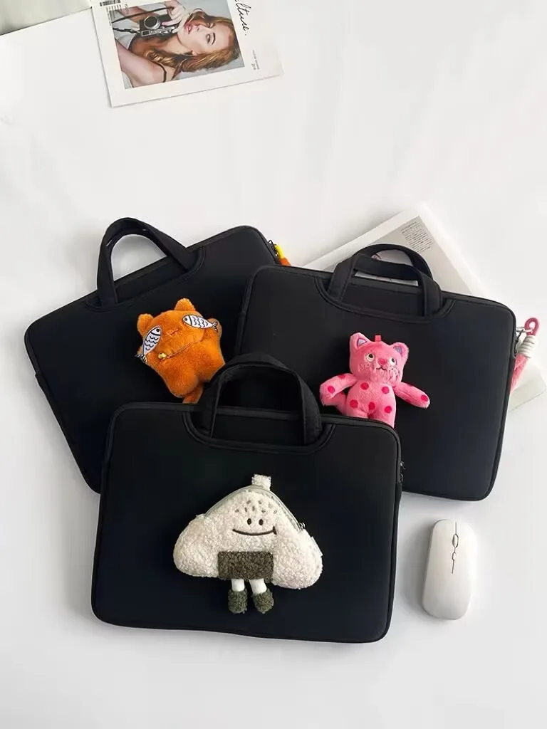 Cute Laptop Handbag 11 13.3 15 15.6 Inch Table Sleeve Carry Case For Ipad Pro11 12.9 Macbook Air Pro13 16 Samsung Notebook Bag