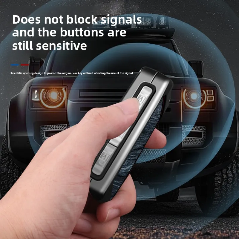 Housse de protection pour clé de voiture Volvo S60, coque complète XC40, boucle XC90, motif pierre classique C40 S90