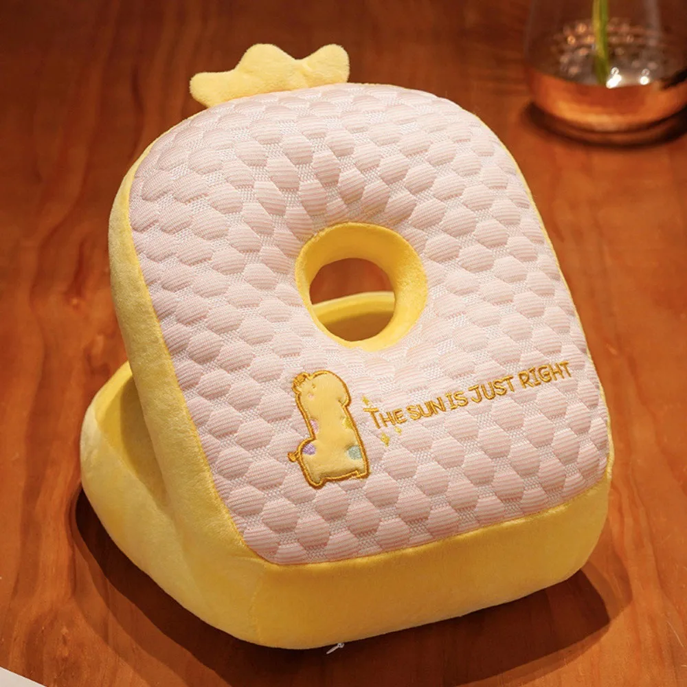 

Ice Bean Dinosaur Office Nap Pillow Double-sided Super Soft Alpaca Pillow Stuffed Hand Hold Keep Warm Hand Warmer Pillow