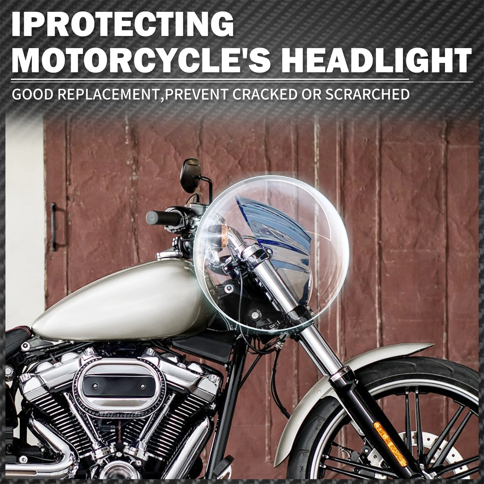 Motorcycle Black ABS Front Headlight Fairing Cover For Harley Softail Breakout FXBRS FXBR 2018 2019 2020 2021 2022