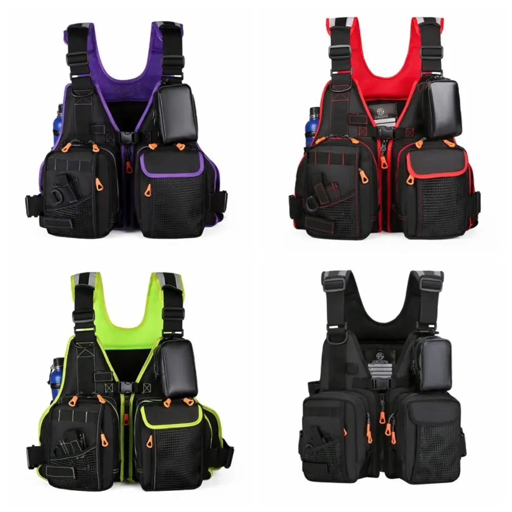 

Survival Whistle Adults Life Jacket Lifesaving Large Buoyancy Aid Safety Jacket Emergency Orange Fishing Vest Fishing