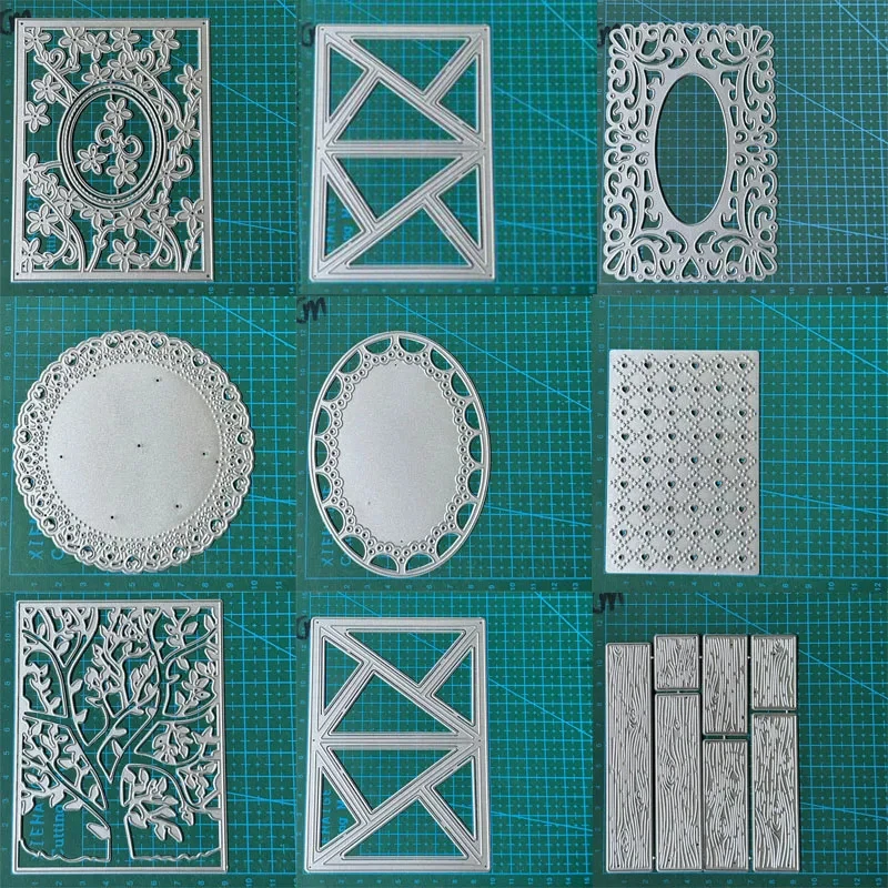 Framework background metal cutting dies cut die mold Scrapbook paper craft knife mould blade punch Embossing stencils