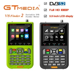 Lettore multimediale GTMEDIA V8 Finder2 Satellite Finder Meter DVB-S2X 1080P gtmedia v8 finder 2 schermo LCD TFT ad alta definizione da 3.5 pollici