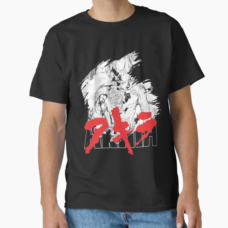 

Tetsuo Shima from Akira Neo Tokyo Explosion Cyberpunk Anime T shirt Large size Tops Manga Graphic Print Y2k Clothes Cartoon Tee