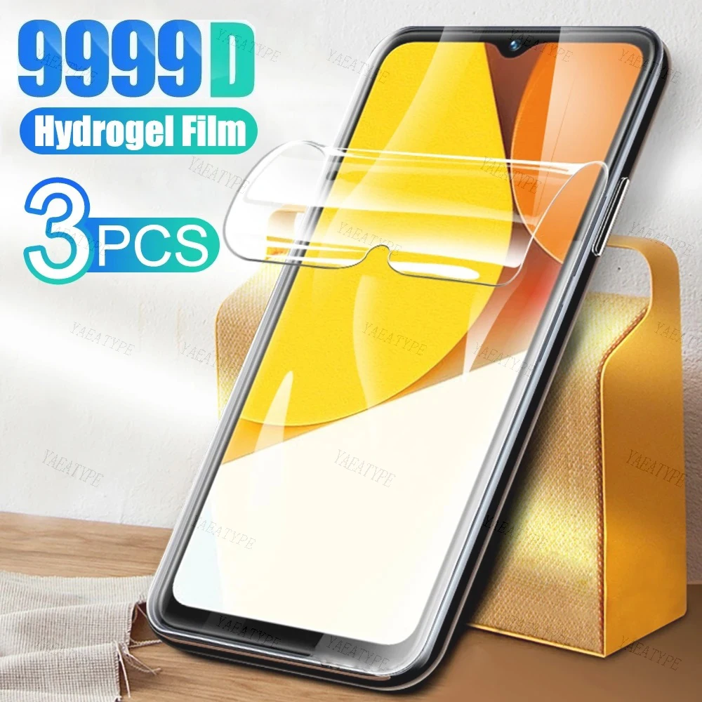 3Pcs Hydrogel Film For UMIDIGI Bison X20 A15T C1 Plus G1 Plus Screen Protector