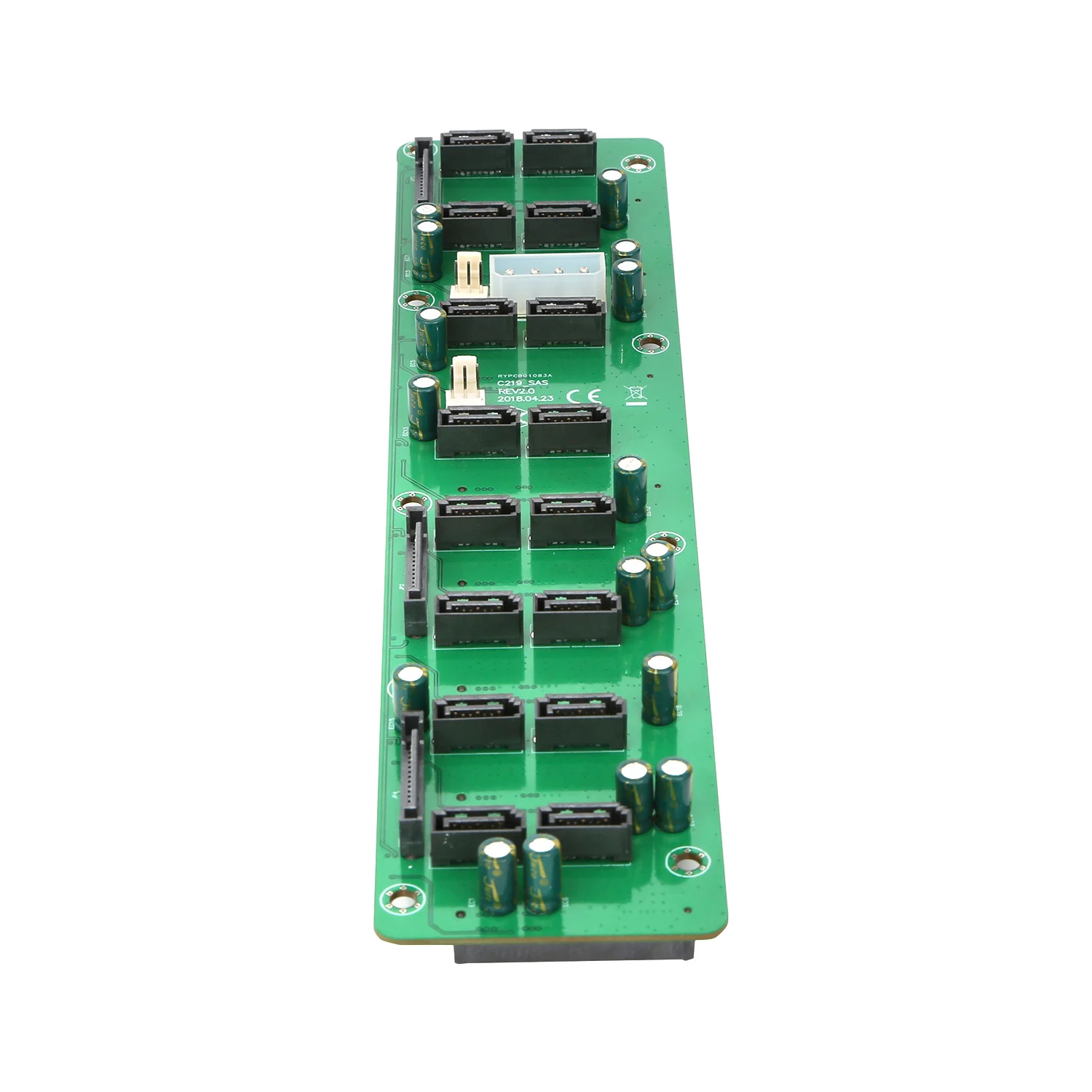 Computer Server Backplane SATA 7Pin/15pin/7+7+15pin HDD Adapter Motherboard Molex 4pin Power supply 3pin Fan Header PCIe