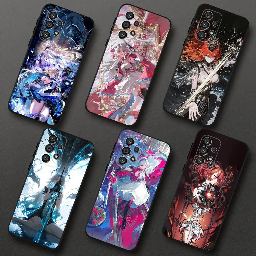 

Cartethyia-Wuthering Waves Phone Case For Samsung S 25,24,23,22,30,21,10,9,Ultra,Plus,Lite,FE,4,5G Black Soft Case