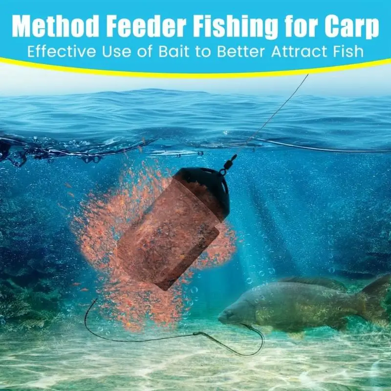 مضغوطة كاربس غطس صيد الأسماك الأداة الدقة التي تصب الطعوم موزع الصيد K1YF