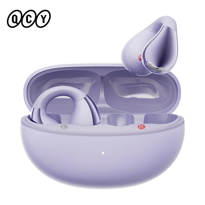 QCY Crossky C30 Wireless Bluetooth 5.4 Earphones Ear clip TWS Sports Earbuds Open Ear Dual-Connection Waterproof Headphones