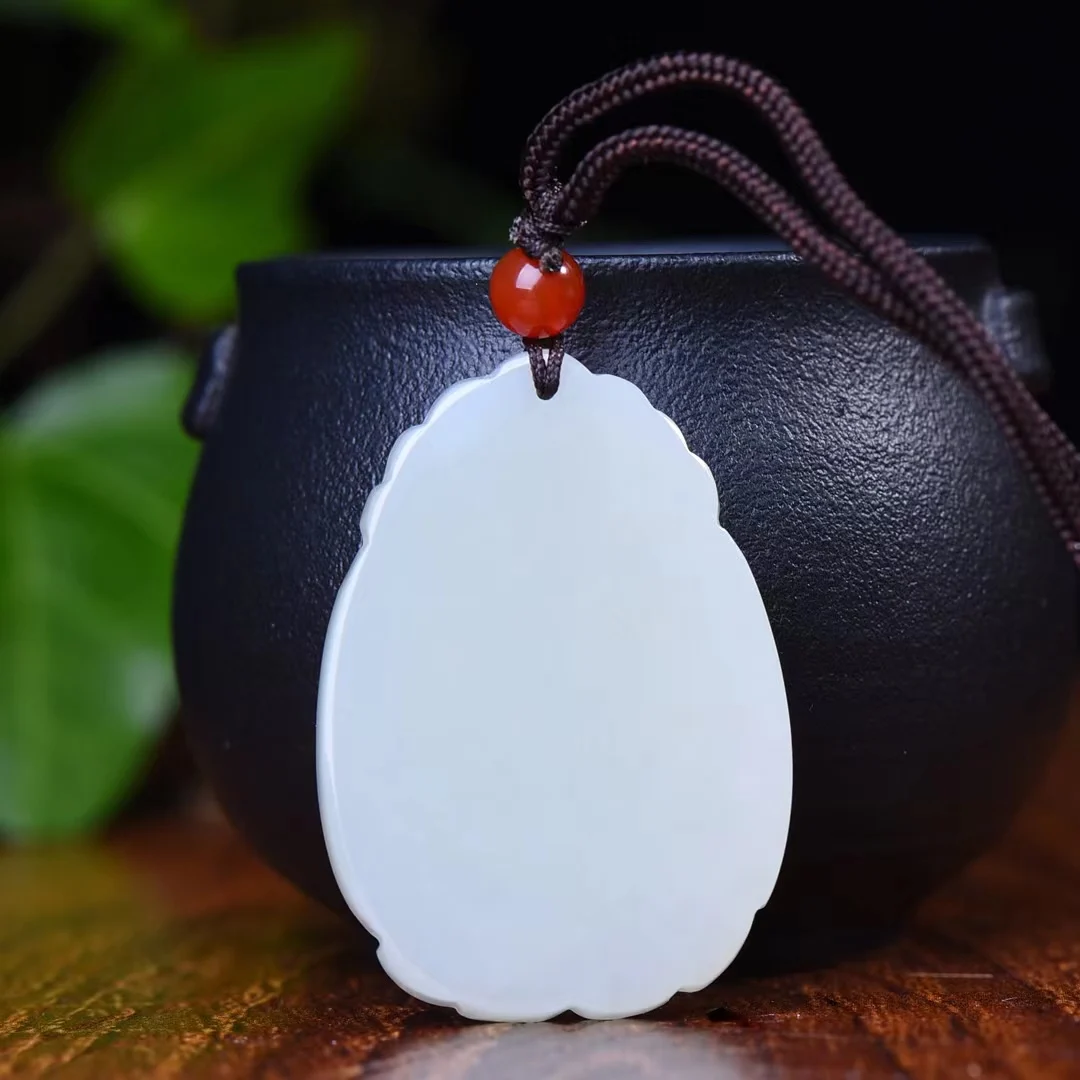 Exquisite Hetian Jade Lucky Pixiu Pendant Jewelry 1126#