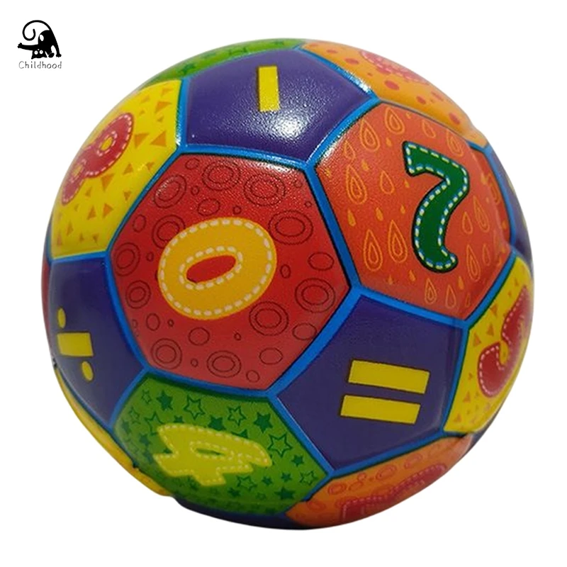 1PC 6,3 CM Feste Weiche Elastische Ball für Kinder der Frühen Kindheit Bildung Dekompression Digitale Fußball Spielzeug