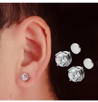 2PCS Magnetic Ear Clips Stud Earrings Non Piercing Strong Magnet Fake Piercing Women Men Jewelry Clip Earrings for Kids Girls