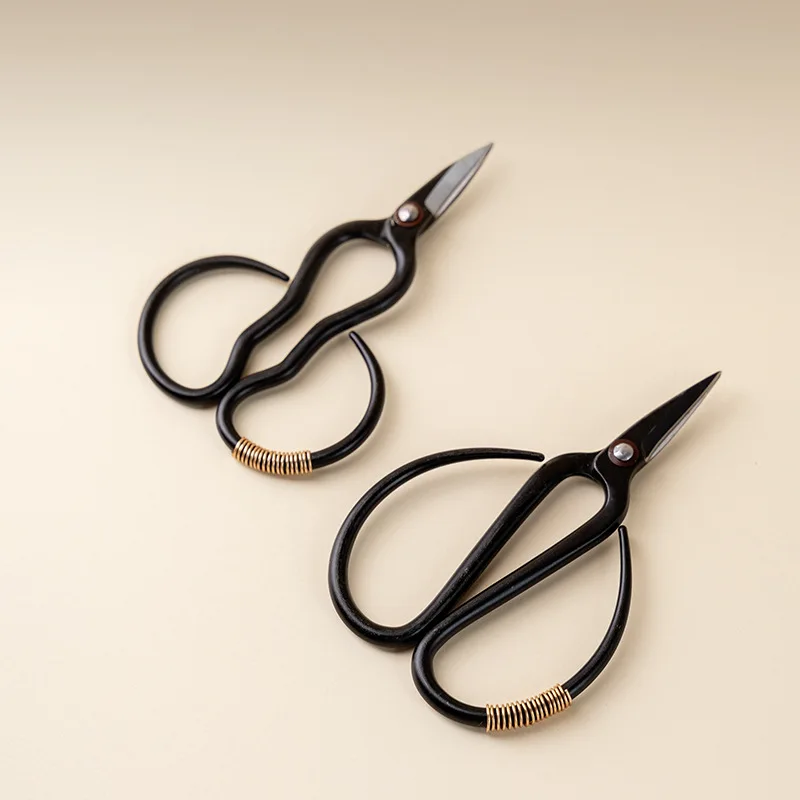 

1PC Vintage vintage handmade tea art small scissors, tea bag special scissors, tea table tea ceremony accessories