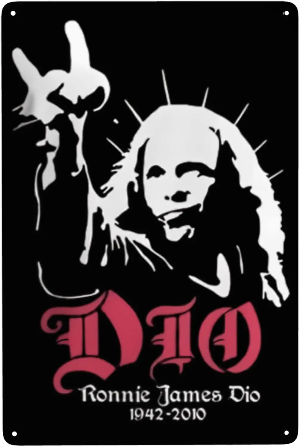 Ronnie Star Star Dio Metallschild, lustige Blechschilder, Wandplakette, Deko, Vintage-Küchenschilder, Wanddekoration, Männerhöhle, Blechschild