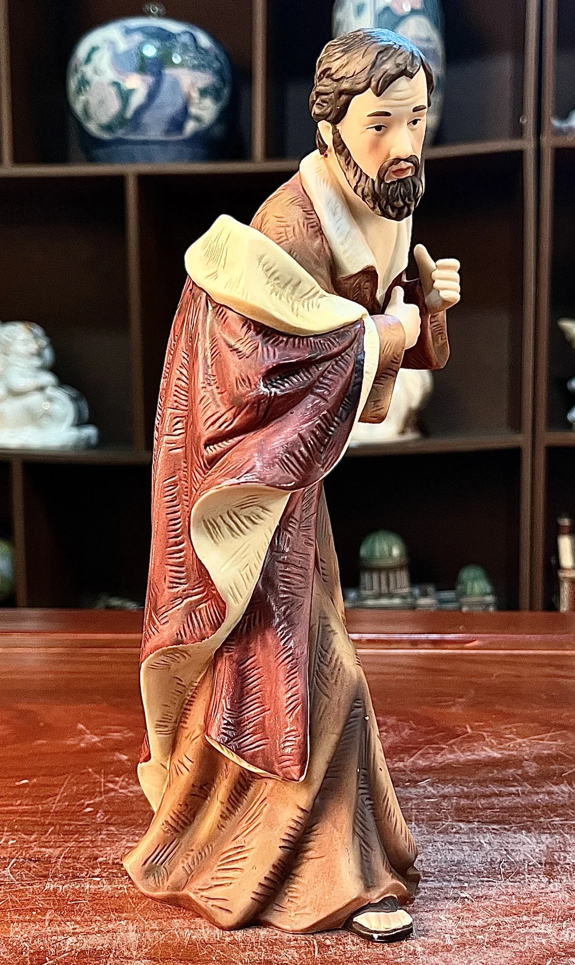 Ceramic Crafts Owell Western Figures Statue Desktop Figurine Porcelain Catholic Figure Ornaments Home Decorations Gifts