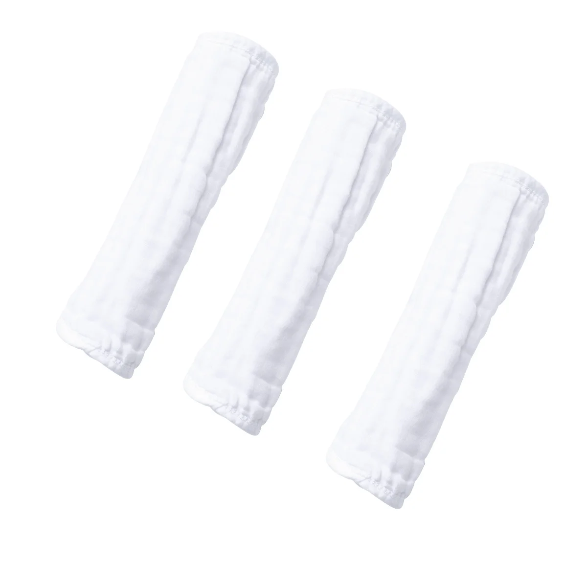 

3Pcs Burp Shoulder Cloth Baby Cotton Pad Milk Spitting Absorbent Baby Burp Cushion Infant Gauze Towel White Burping Towels