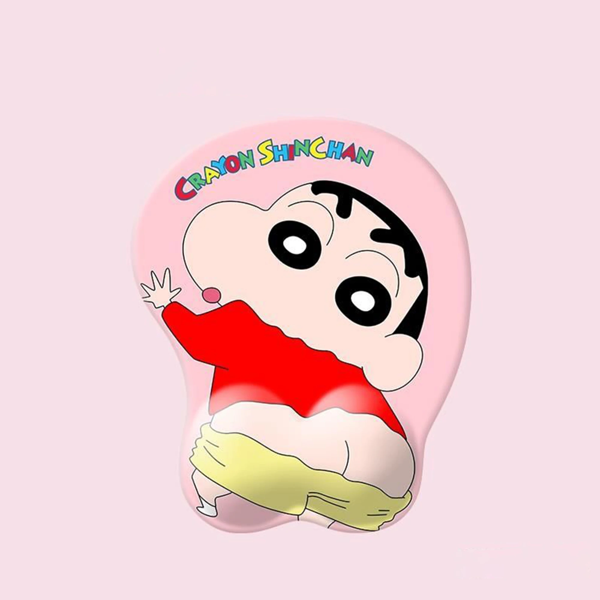크레용 신짱 마우스 패드 애니메이션 만화 손목 패드 손목 받침대 쿠션 미끄럼 방지 마우스 패드