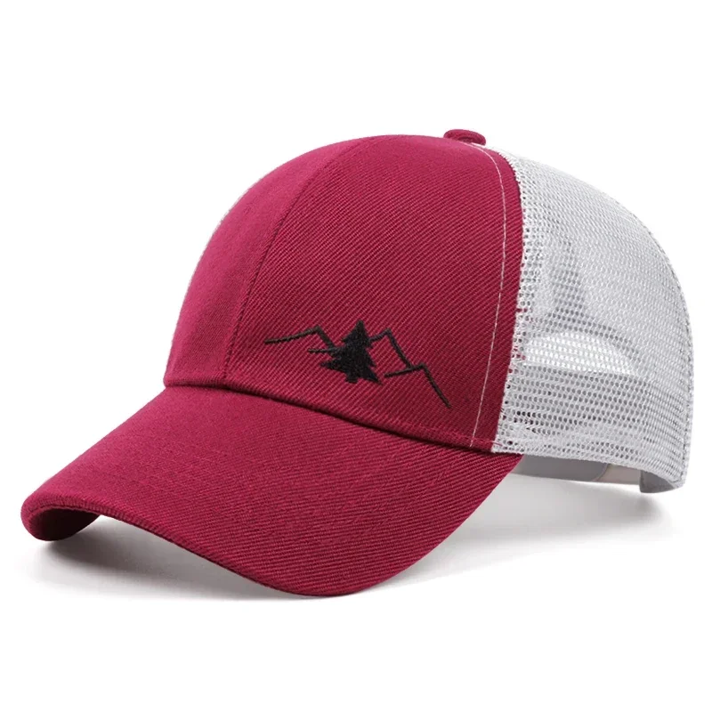 Summer New Embroidery Baseball Cap Men Casual Sports Hip Hop Hat Fashion Breathable Women Golf Cap Adult Adjustable Sun Hat