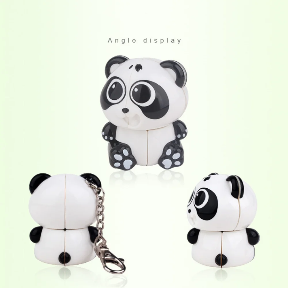 Yuxin Panda 2x2 Keychain Magic Cube 2x2 Mini Panda Magic Cube Puzzle 2x2x2 cubo magico Professional Educational Toys