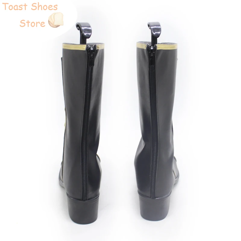 Anime Assalto Lily Buil Freak Slayer Haru Cosplay Sapatos, Botas de Carnaval de Halloween, PU Shoes Props, Costume Prop