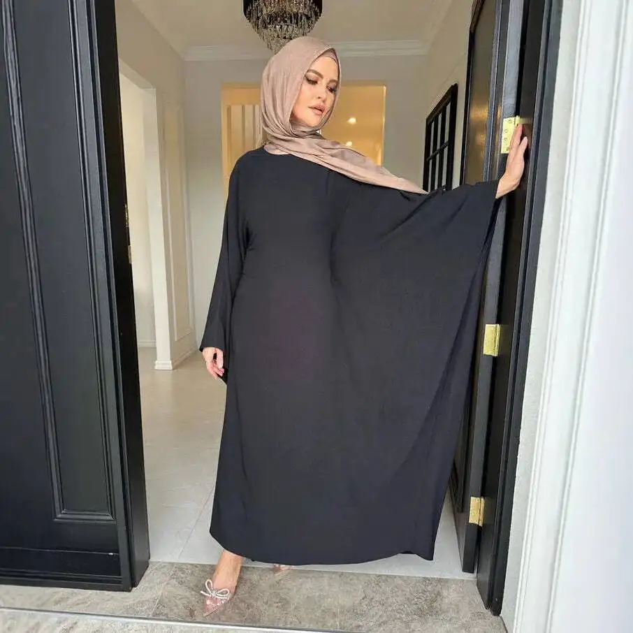 

Arab Robe Women's Loose Large Vacation Elegant Dress Women's Saudi Arabia Robe Abaya Ramadan Dubai Luxury Islam Elegant