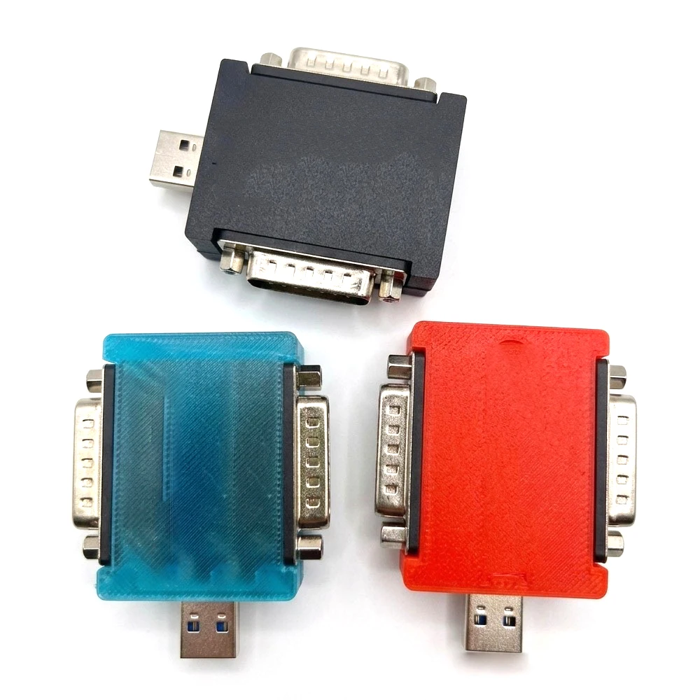 For MiSTer SNAC NEO DB15 Adapter Gaming Converter Dual Port with 3D Printed Case Protective