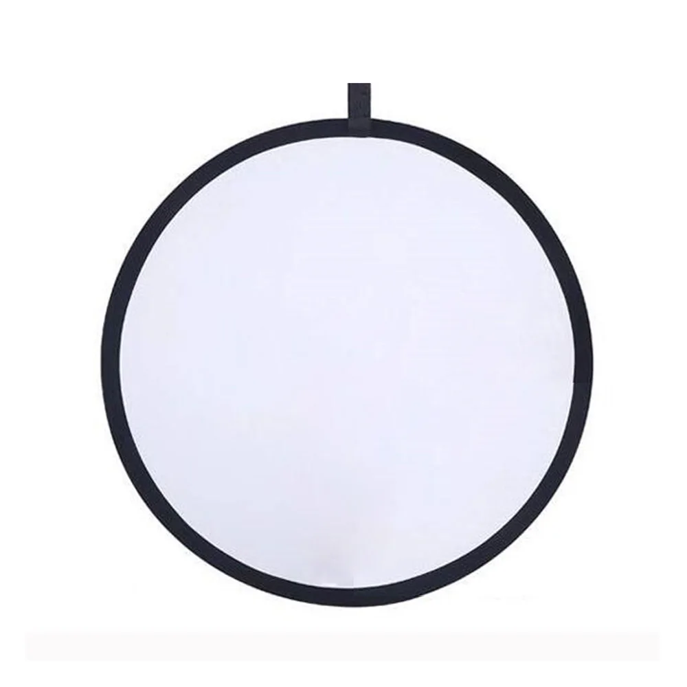 Camllite-Reflector 2 en 1 de 60cm para cámara de estudio, difusores de disco de foto y Flash dorados plegables