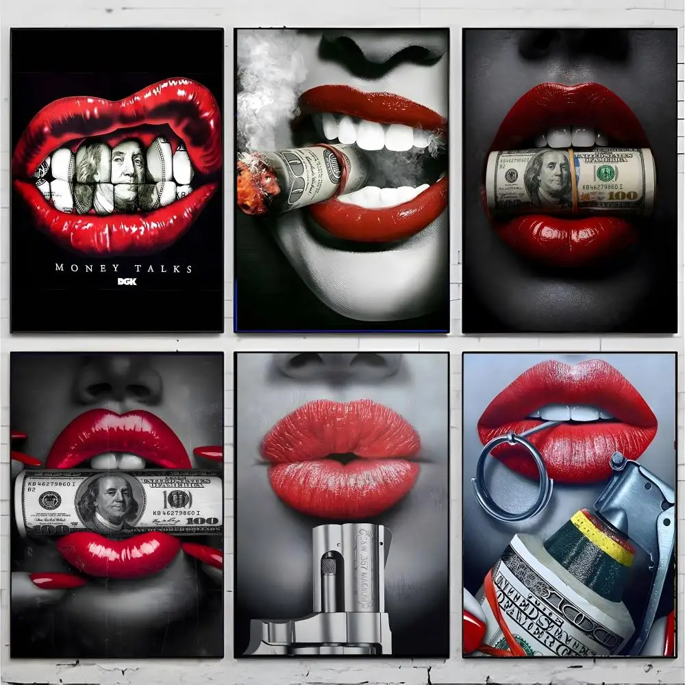 Art Portrait Money Rose Poster Superior Home Space  Indoor Decorative Art & Home Decor - view 2