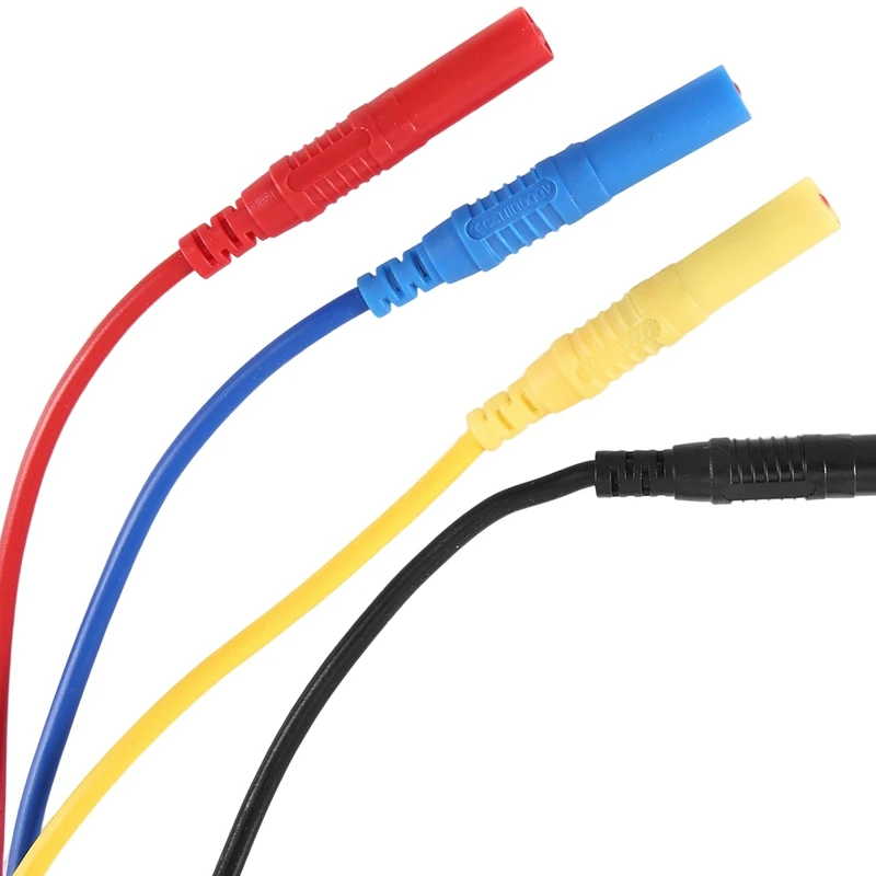 TL320 Length 2.0Meters High Quality 13AWG Flexible Silicone Test Leads 4Mm Straight Plug On Both Ends Spare Parts Accessories