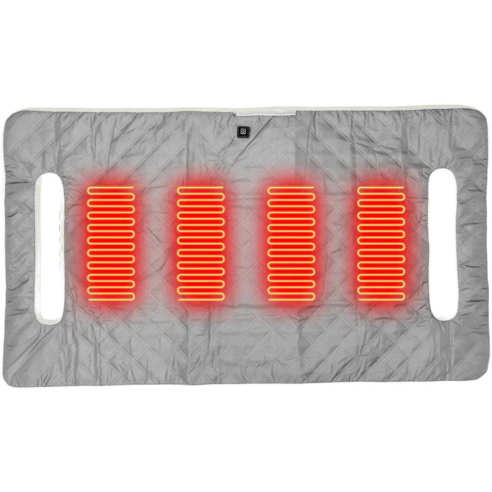 

Waterproof golf cart heating pad with usb electric blanket 4 zone heating system and adjustable warmth for golf carts