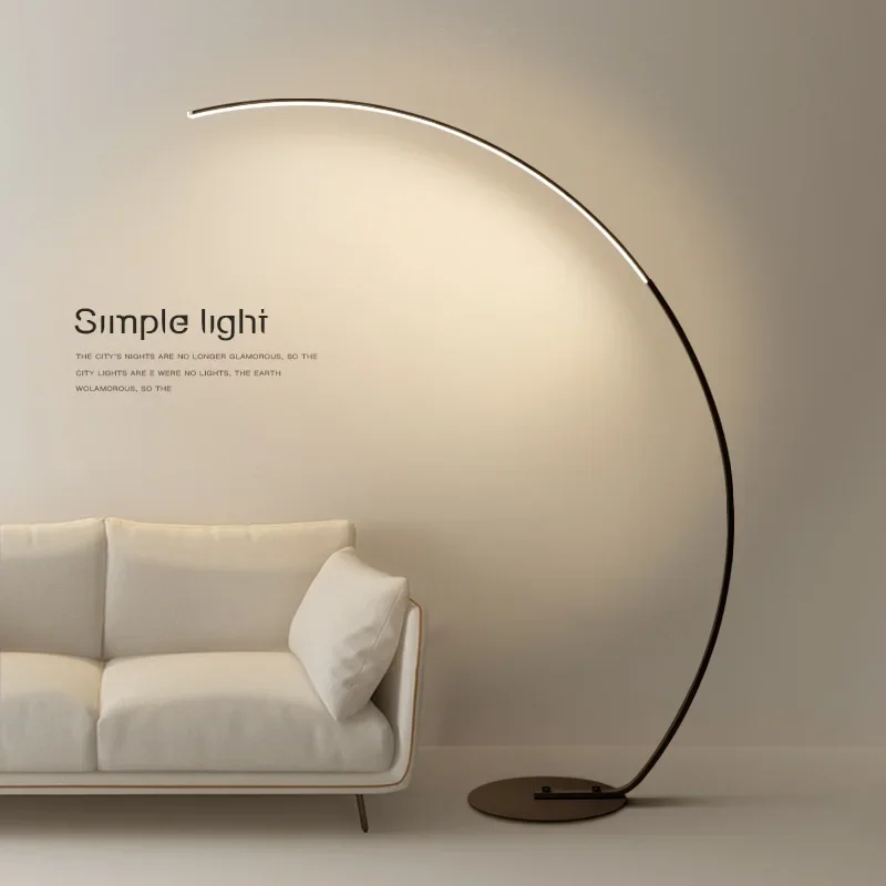 

Modern LED Art Floor Lamps Home Indoor Living Room Black White Floor Lights Dimmable Remote RGB Bedroom Foyer Decor Corner Light
