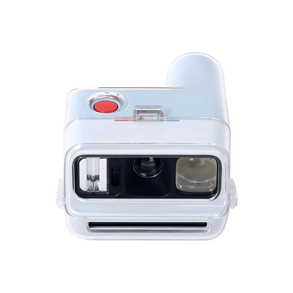 Transparent Instant Camera Case PC Scratch Resistant Hard Camera Cover Snap Closure Shock Resistant for  Go 3