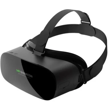 VR Shinecon 4 cores Thousands Steam  Games All-in-one  headset with Wide-frequency Liner Haptics Controllers