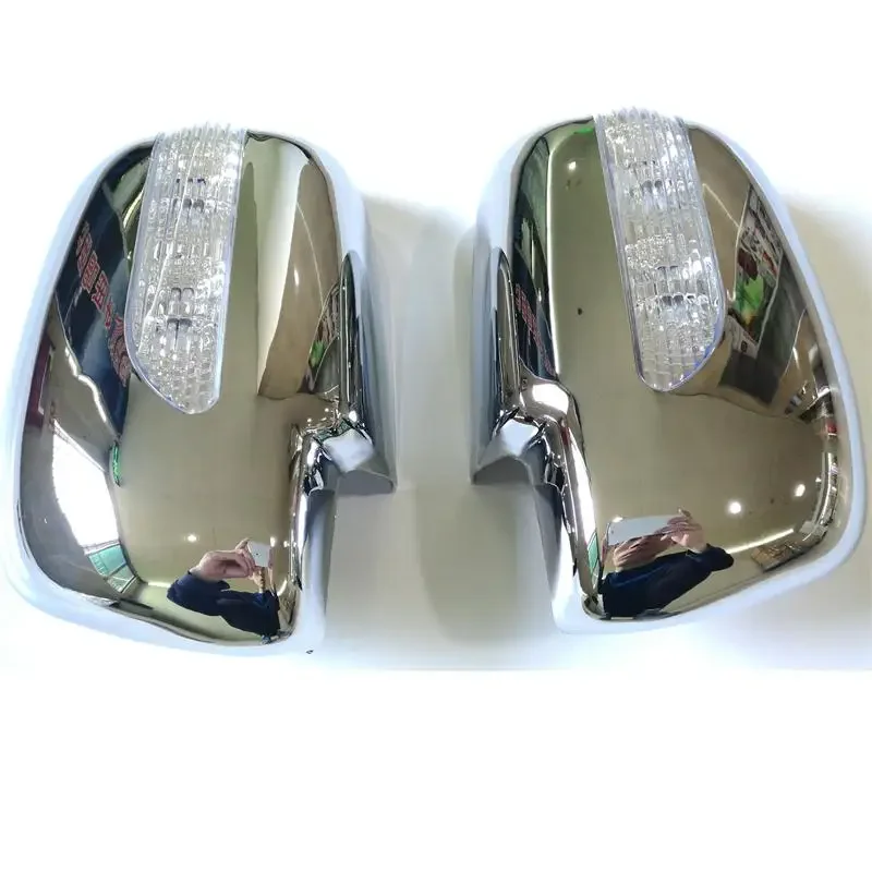 

Chrome Door Mirror Cover with Led Lamp Light For Toyota Fortuner SW4 2005-2008, 2009-2011 Car Styling Accessories