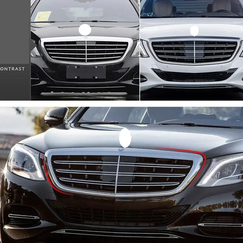 high quality auto front grill Car racing grille front bumper grille for Mercedes S class W222 S65 style